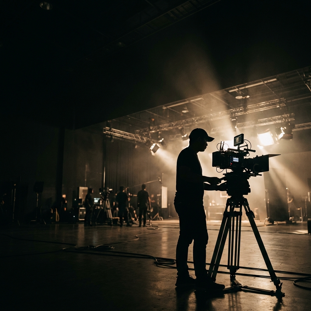 Three Spheres on-set production